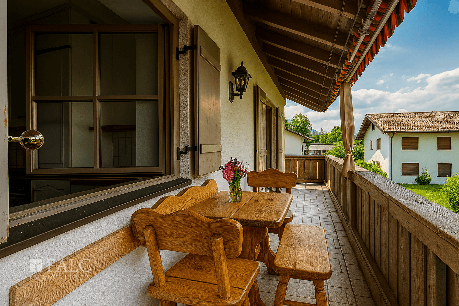 Balkon Einrichtungsbeispiel